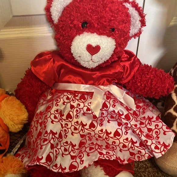 Set of three build-a-bears with outfits. - Picture 3 of 5